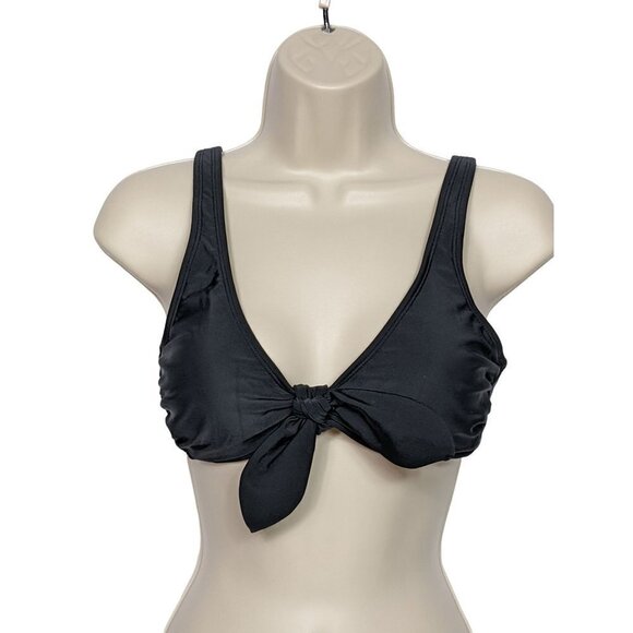 Xhilaration Other - Xhilaration Black Twist Front Bikini Swimsuit Top Medium